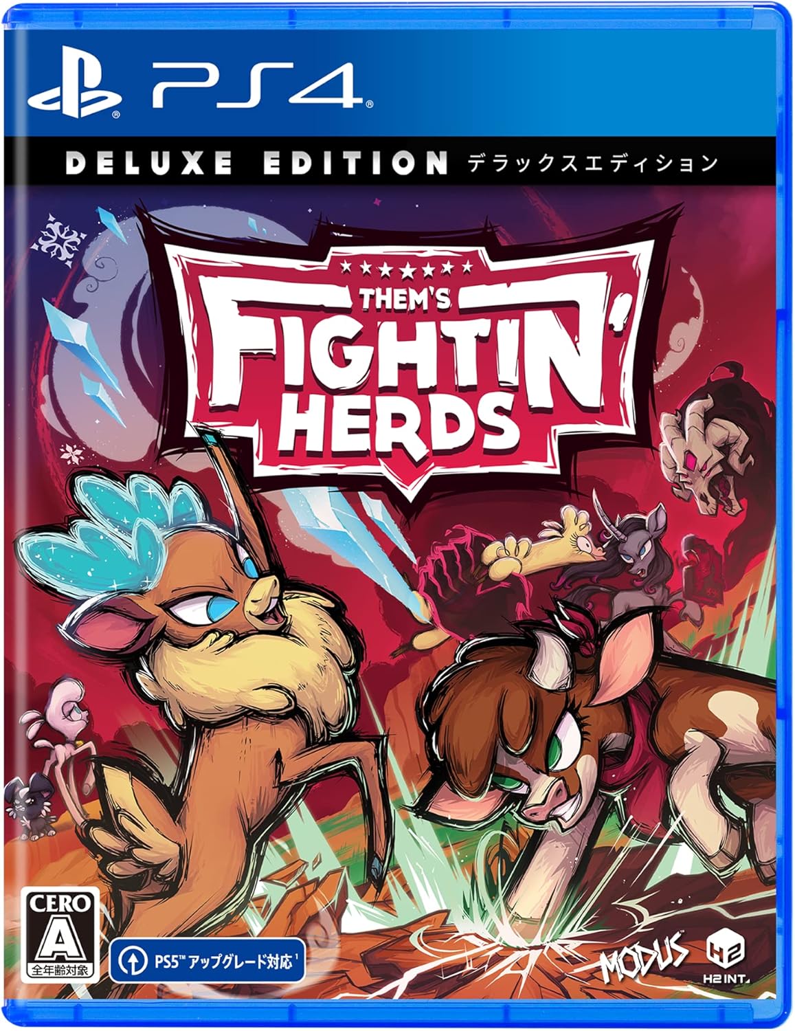 Rakuten - Them's Fightin' Herds: Deluxe Edition (ゼムズ ファイティン ハーズ デラックスエディション) -PS4 【特典】シーズン1パス※ゲーム内に実装(DLCプレイアブルキャラクター(4キャラクター)、追加パレットパック、追加ピクセルロビーアクセサリー) 同梱 [video game]