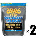 2個 ザバス SAVAS プロ ウェイトダウン ヨーグルト風味 800g×2個(4)