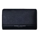 マーク ジェイコブス 二つ折り財布 レディース マークジェイコブス MARC JACOBS 財布 二つ折り財布 M0013588-977 NAVY ネイビー アウトレット [並行輸入品]【レディース ギフト ブランド 無地 紺 折り財布 ラウンドファスナー ウォレット】