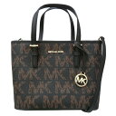 マイケルコース MICHAEL KORS バッグ トートバッグ 35H0GTVT0B BLACK MULTI ジェット セット トラベル コンバーチブル トップ ジップ トート ブラックマルチ アウトレット [並行輸入品]【ブランドバッグ レディーストートバック 斜めがけ ショルダー】