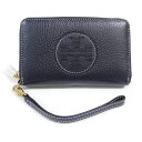 トリーバーチ ミニ財布 レディース トリーバーチ TORY BURCH 財布 コインケース NAVY スマートフォン リストレット ネイビー アウトレット [並行輸入品]【レディース 小銭入れ カードケース カード入れ 紺 ミニ ポーチ 小物】