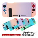 Nintendo Switch 通常モデル用 本体ケース 本体カバー グラデーション ハードケース ハードカバー 保護カバー 保護ケース 任天堂スイッチ ニンテンドースイッチ用 耐衝撃 ピンク ブルー グリーン パープル 【送料無料】