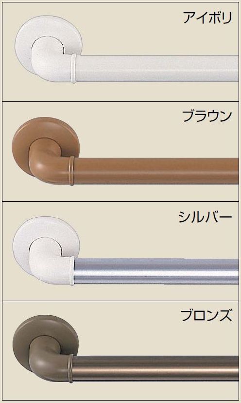 シロクマ どこでも手すりL形 32×600×400mm [ 手すり 手摺 玄関 階段 廊下 トイレ 洗面所 浴室 風呂 屋内 転倒防止 介護用品 福祉用品 医薬品・コンタクト・介護 福祉・介護 歩行関連用品 手すり（廊下・階段等用）]