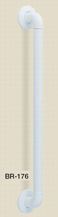 シロクマ どこでも手すり蓄光 800mm 直径32×I形全長880mm | 手すり 手摺り 廊下 玄関 トイレ 夜光 光る 取付 簡単 転倒防止 介護用品 福祉用品 diy