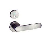 【直送品】川口技研 ハイレバー No.33 表示錠(セパレート座) トイレ錠 ニッケル 扉厚:30~40mm アルミ | レバーハンドル ドアノブ 種類 交換 取替 室内 ドア レバー