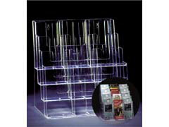 【直送品】プリコ商事 A4三つ折り縦置き3列×4段 卓上型 12C220 | パンフレット カタログスタンド シン..