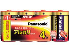 パナソニック アルカリ乾電池 単1形 4本入 LR20XJ/4SW パナソニック アルカリ乾電池 単1形 4本入 LR20XJ/4SW