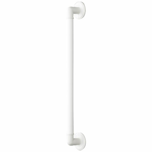 Rakuten - 【直送品】マツ六 BAUHAUS 32ソフトアクアレールプラス I型ハンド SAP-I-1200W ホワイト φ32×1200mm
