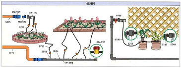 【メール便可】ミニコック 574-200 [ カクダイ 自動水やり機 自動水やり器 自動散水 タイマー 水撒き 水まき ]