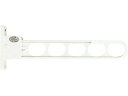 【直送品】川口技研 ホスクリーン HC型 HC-55-W 1組(2本入) 30kgまで | 物干し 金具 洗濯 竿かけ 屋外 壁掛け ベランダ バルコニー 壁 腰壁(3)