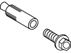 川口技研 ホスクリーン取付パーツ ジカ付パーツ（コンクリート）HP-5 [ スタンド 屋内 ベランダ バルコニー 物干し 室内 物干し台 ベランダ用 屋外 ステンレス 物干しスタンド 洗濯物干し ]