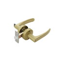 【直送品】マツ六 Win2レバー錠 鍵付間仕切錠 ゴールド色 扉厚:30~40mm | レバーハンドル ドアノブ 種類 交換 取替 室内 ドア レバー