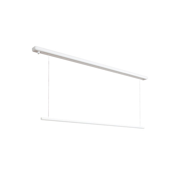 【直送品】川口技研 ホスクリーンURM型(天井面付タイプ)URM-L 全長:1740mm 竿昇降:1000mm 荷重:8kg | 物干し 金具 洗濯 部屋干し ...