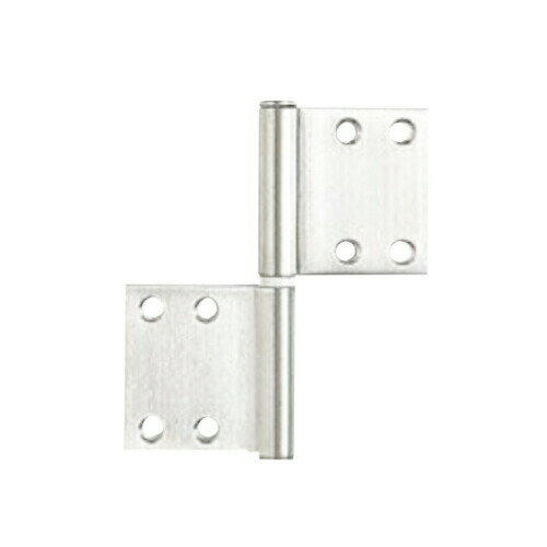 【メール便6個まで】ニシムラ ステンレスニュー兼用旗丁番 ビス付 HL ヘアーライン 103×89