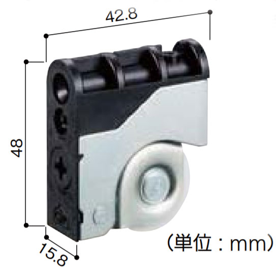 中西金属 Cjk調整Y戸車 P-575 | 交...の紹介画像2