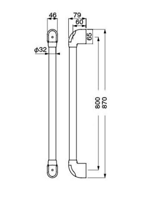 �������� �ɤ��Ǥ�ꤹ��U(��˥С�����)������ BR-240 800mm �����ܥ꡼ ľ��32����Ĺ870mm | �ꤹ�� ������ ϭ�� ���� �ȥ��� ���� ��ñ ž���ɻ� ������� ʡ������ diy