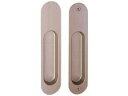 川口技研 引戸用 空錠 ゴールド 扉厚:26~40mm バックセット:38mm
