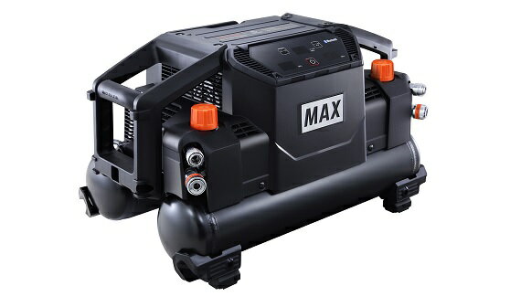 Compressors - マックス AK-HH1310E ブラック 黒 高圧エアコンプレッサー 45気圧 11L 高圧取出口4個 AIモード コンプレッサ MAX