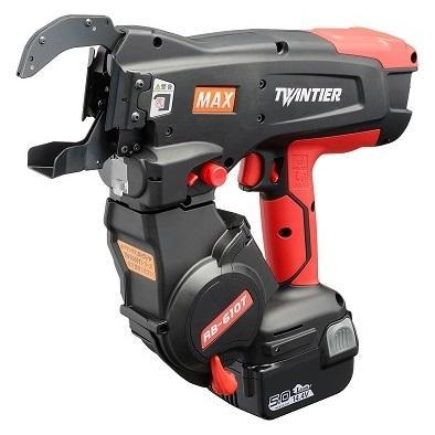 【最大400円オフクーポン】マックス RB-610T-B2C/1450A フルセット 鉄筋結束機 バッテリー2個 充電器 ケース付き RB90713 ツインタイ...