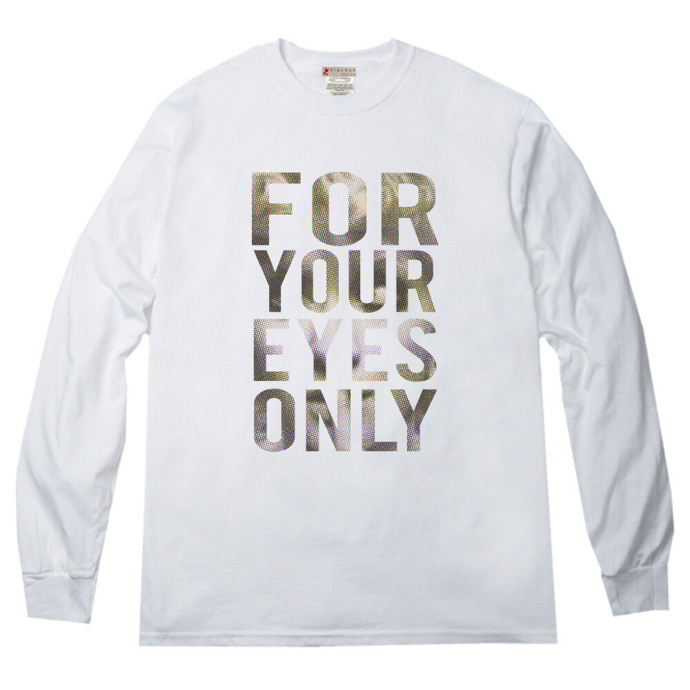 Rakuten - 女性フォトが文字で切り抜かれている ロングTシャツ