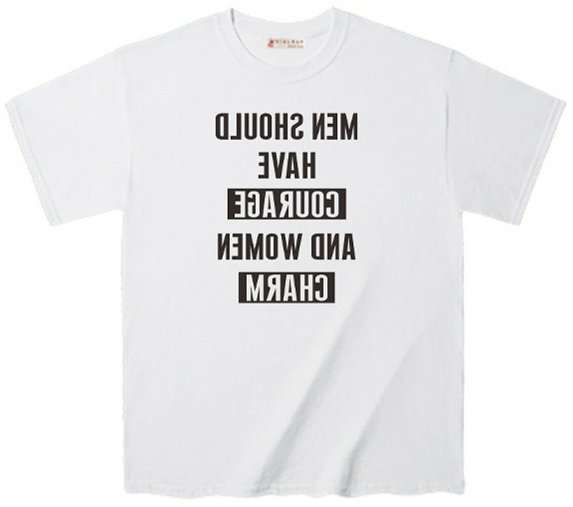 Rakuten - Tシャツ 余計なものを一切省いた ミニマルタイポデザイン Tee