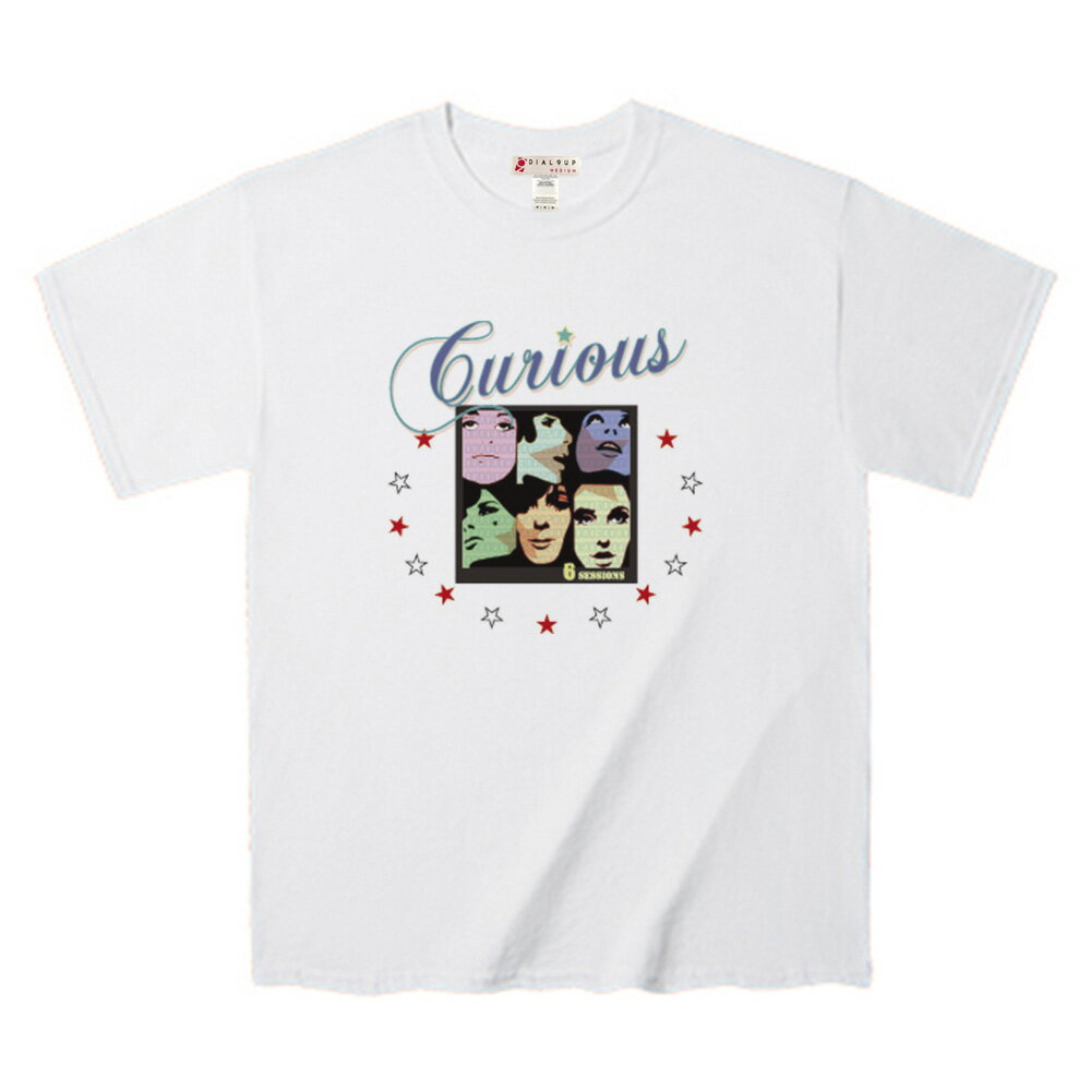 Tシャツ 個性的な6人のcuriousなセッションをイメージしたモデルTee