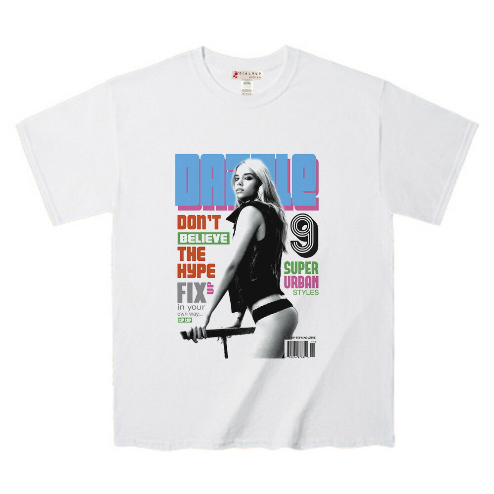 Tシャツ かっこいい洋雑誌の表紙 デザインTee DAZZLE mag