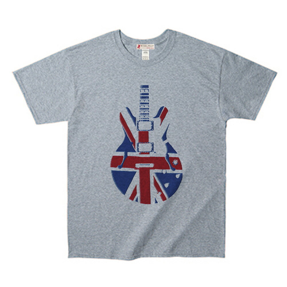 Tシャツ ユニオンジャック レスポールギターTeeの紹介画像2