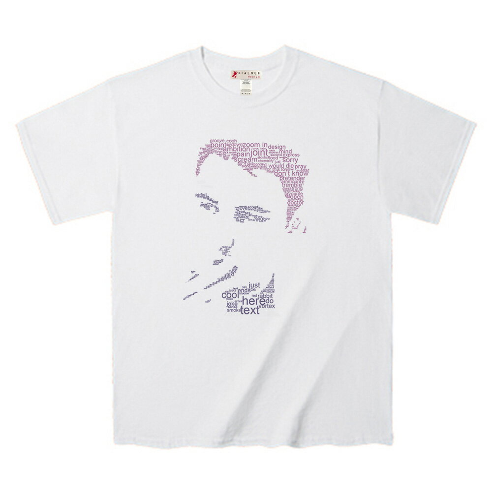 Rakuten - Tシャツ タイポグラフィー 顔を構成しているという一枚上手のTee