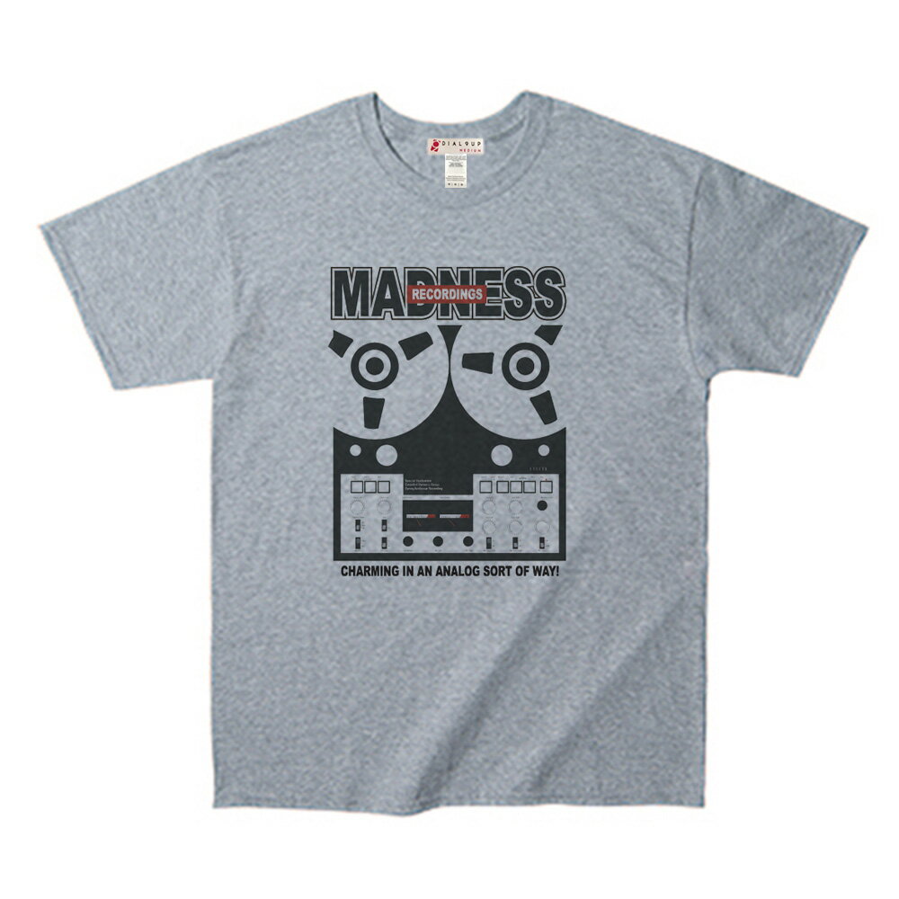 Tシャツ アナログレコーディング デザインTee MADNESS