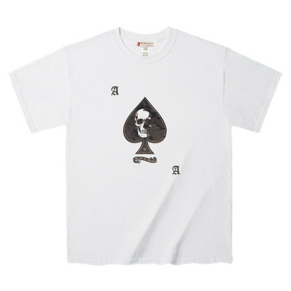 Tシャツ スペード エース スカルTee
