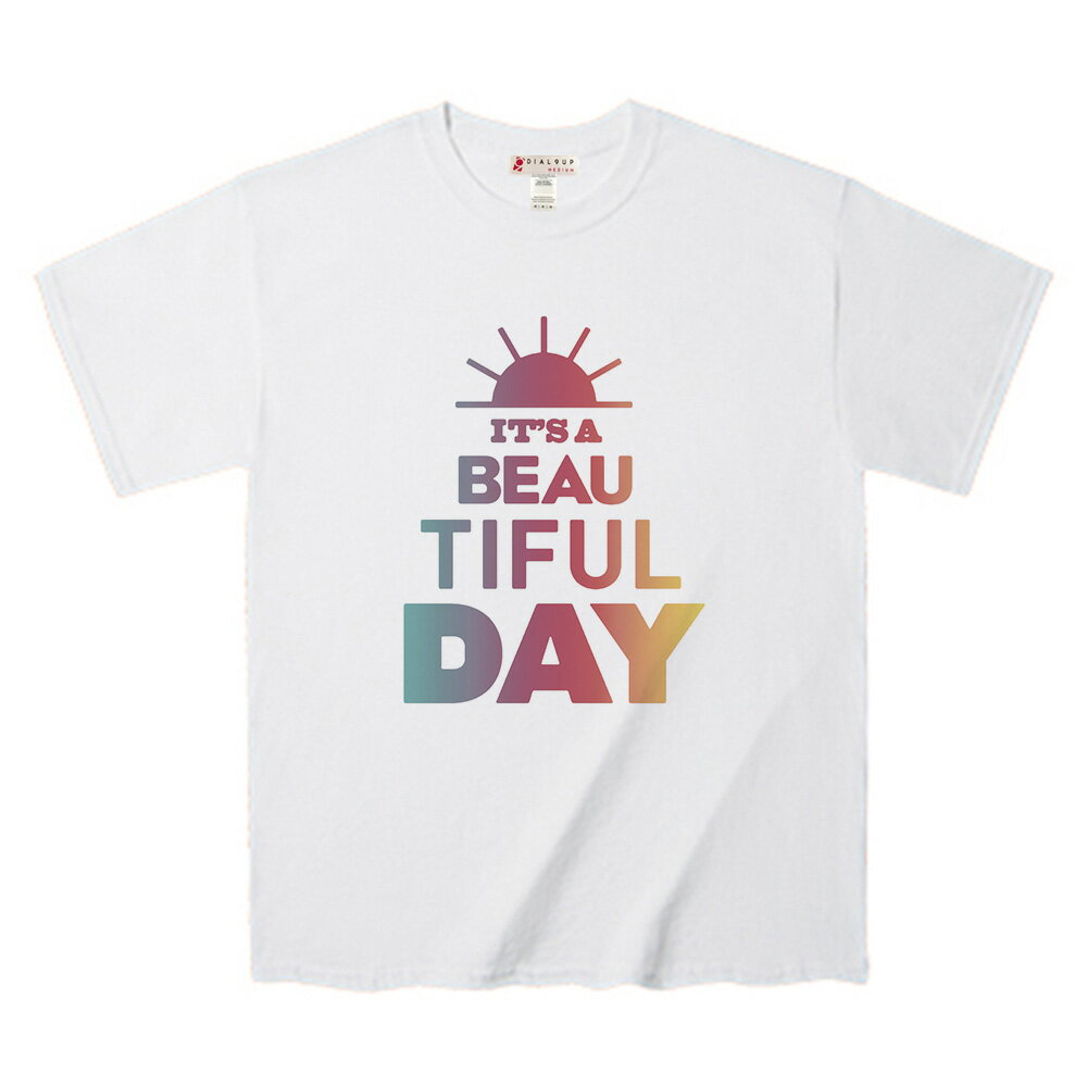 Rakuten - Tシャツ カリフォルニア 青空 タイポデザインTee