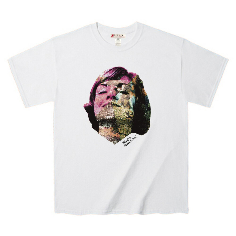 Rakuten - Tシャツ 女性モデルの顔をアブストラクトな手法でカラフル＆グラフィカル モデルTee