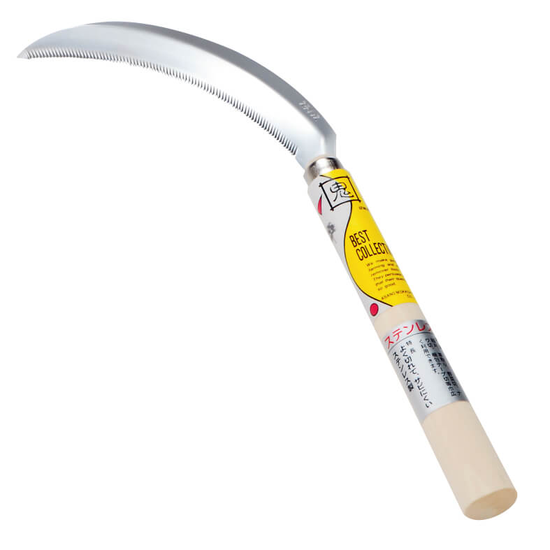 浅野木工所　硬い草の草刈りや稲刈り作業に【BC改良鋸鎌ステンレス】