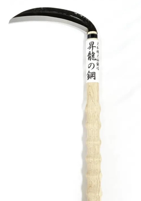 樂天商城 - カネコ総業　昇龍の鋼ウェイビーグリップ薄鎌　鋼付195ミリ