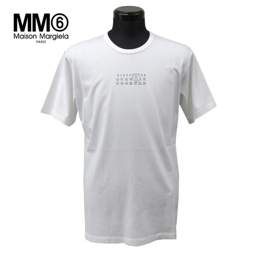 メゾンマルジェラ エムエムシックス Maison Margiela MM6 Tシャツ メンズ (23002)ホワイト SH0GC0057 S24312 102 メゾンマルジェラ エムエムシックス Maison Margiela MM6 Tシャツ メンズ (23002)ホワイト SH0GC0057 S24312 102
