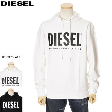 【9/4 20:00より販売開始★20%OFF】ディーゼル DIESEL プルオーバー パーカー スウェット メンズ ホワイト/ブラック S-3XL 00SAQJ 0BAWT【アウトレットセール】【セールにつき返品不可】