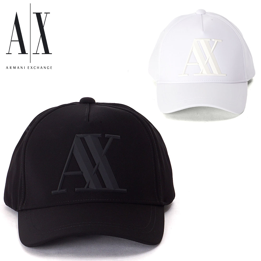 アルマーニエクスチェンジ ARMANI EXCHANGE キャップ 帽子 メンズ ホワイト/ブラック 954079 CC518のサムネイル