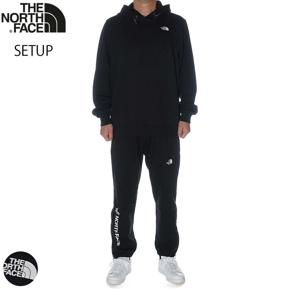 ザ ノースフェイス THE NORTH FACE セットアップ プルオーバー 上下 スウェット メンズ ブラック S/M/L/XL/2XL NF0A5317 NF0A5312【セールにつき返品不可】