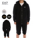 【在庫一掃プライス】エンポリオアルマーニ EMPORIO ARMANI EA7 セットアップ スウェット上下 ジップパーカー ハーフパンツ メンズ 8NPM03 8NPS02 PJ05Z