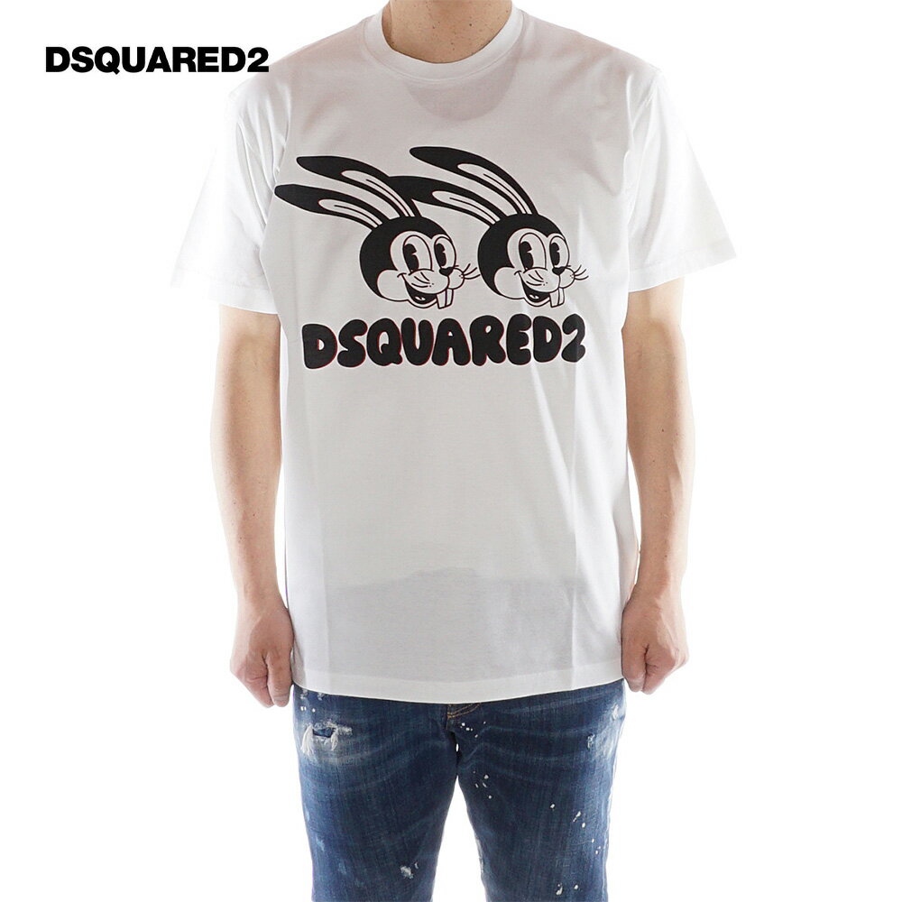ディースクエアード DSQUARED2 Tシャツ メンズ ホワイト S74GD1136 S22427