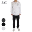 エンポリオアルマーニ EA7 セットアップ メンズ EMPORIO ARMANI セットアップ スウェット上下 ジップパーカー TRACKSUIT 8NPV50 PJ05Z