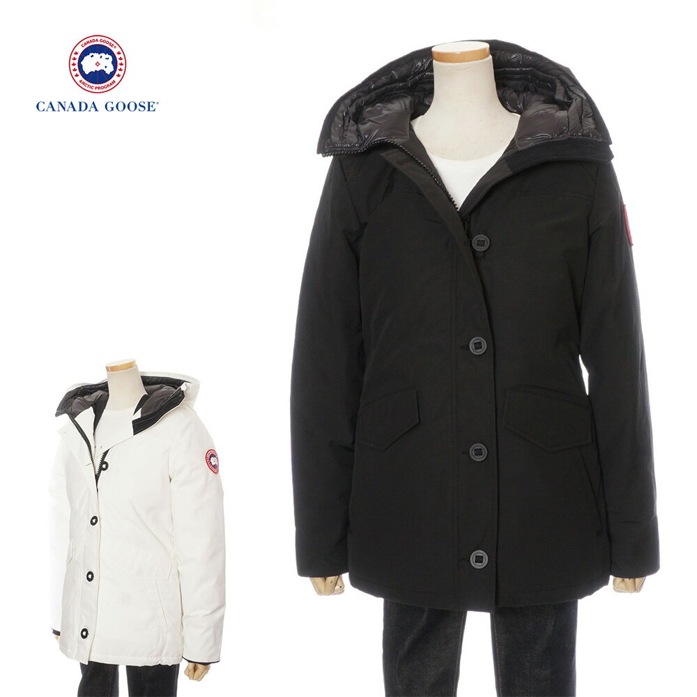 カナダグース ダウンジャケット レディース カナダグース CANADA GOOSE ダウンジャケット レディース ホワイト/ブラック 2530W LYNNWOOD PARKA