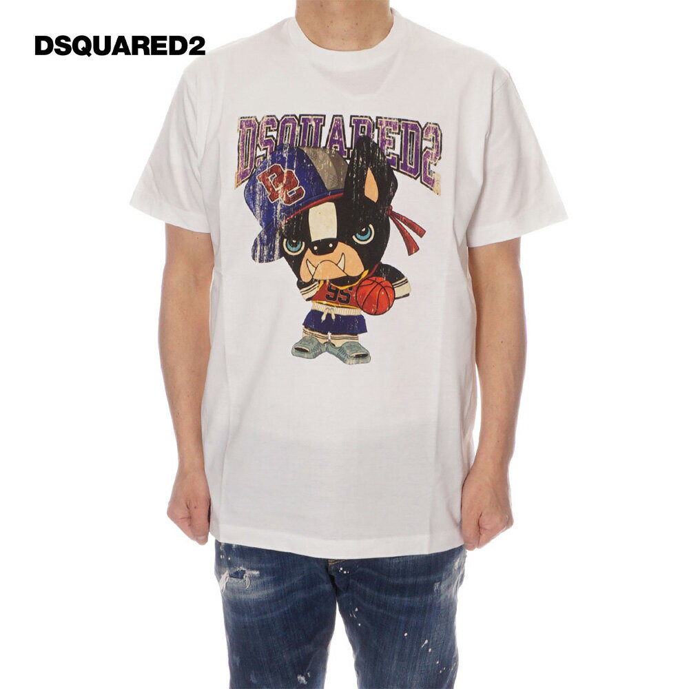 ディースクエアード DSQUARED2 Tシャツ メンズ ホワイト S74GD1262 S23009