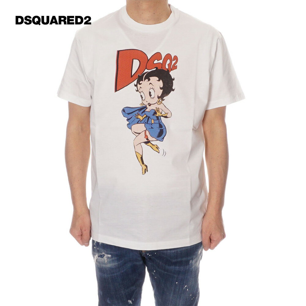 ディースクエアード DSQUARED2 Tシャツ メンズ ホワイト S74GD1269 S23009