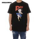 ディースクエアード DSQUARED2 Tシャツ メンズ ブラック S74GD1269 S23009