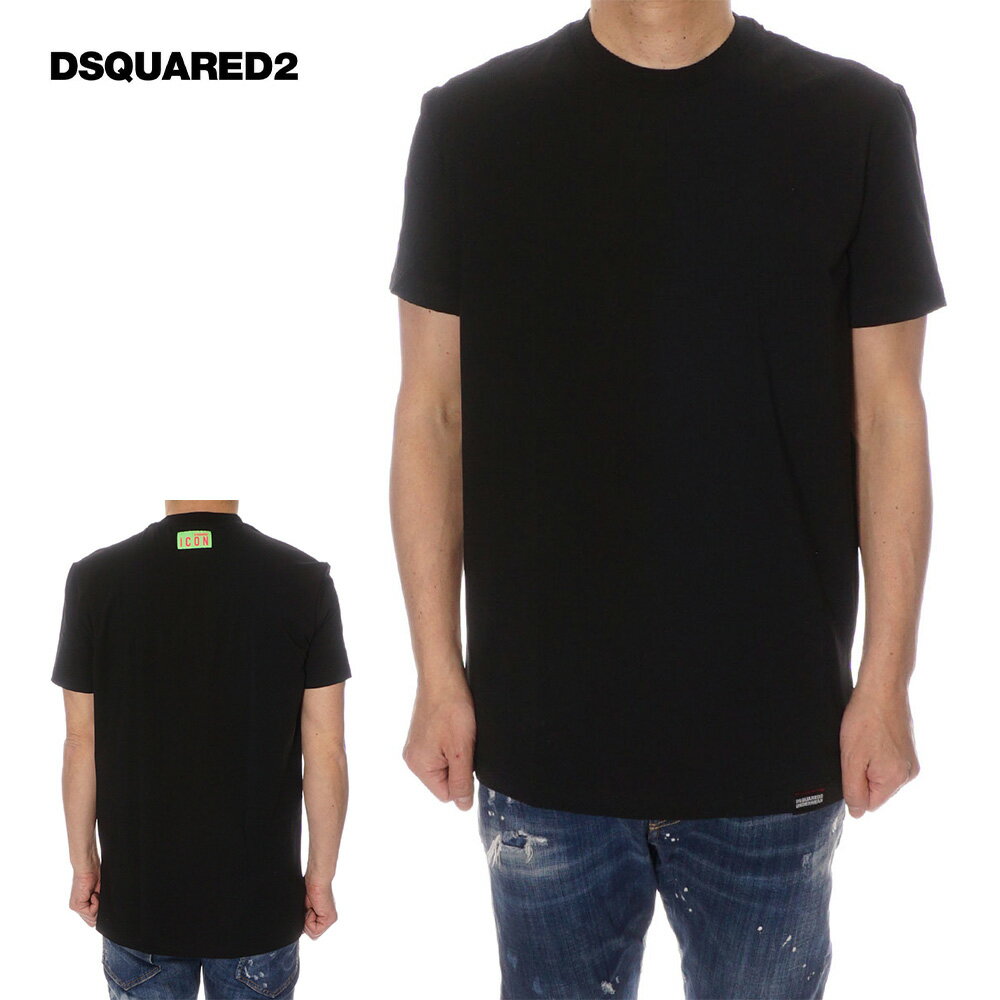 ディースクエアード アンダーウェアライン DSQUARED2 UNDER WEAR ICON Tシャツ メンズ ブラック D9M205040