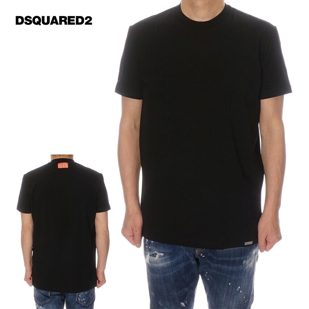 ディースクエアード アンダーウェアライン DSQUARED2 UNDER WEAR ICON Tシャツ メンズ ブラック D9M205040