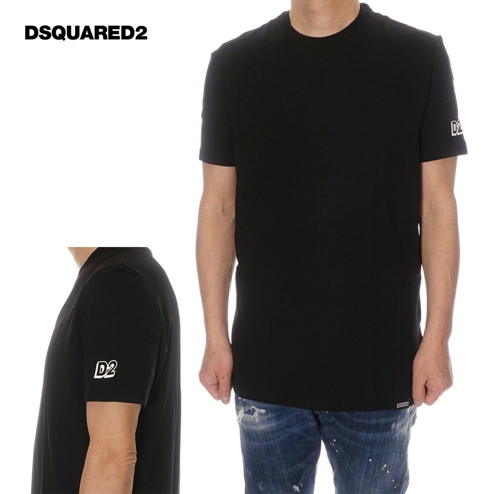 ディースクエアード アンダーウェアライン DSQUARED2 UNDER WEAR Tシャツ メンズ ブラック D9M205070