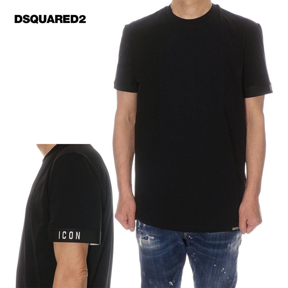 ディースクエアード アンダーウェアライン DSQUARED2 UNDER WEAR ICON Tシャツ メンズ ブラック D9M3S5030